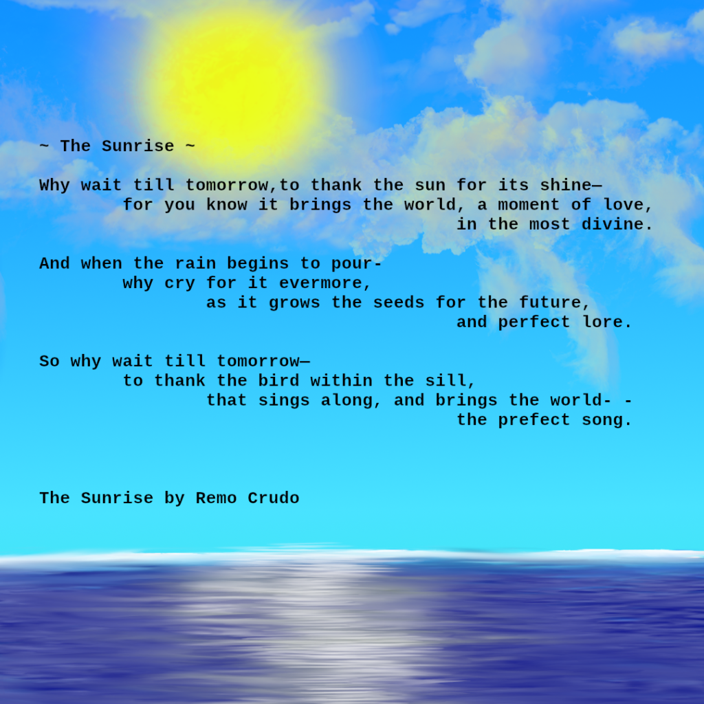 The Sunrise Poem